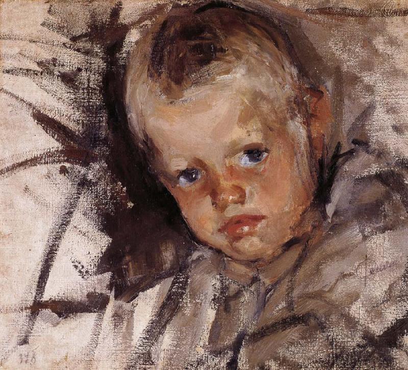 Nikolay Fechin Portrait of baby oil painting image